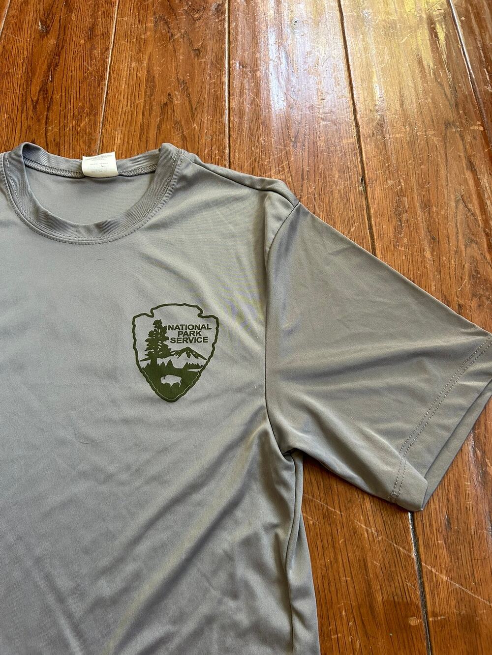 Hanes Cool Dri NPS National Park Service Official Uniform Quick Dry Tee Shirt